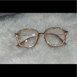 Round Rhintestone Sunglasses
